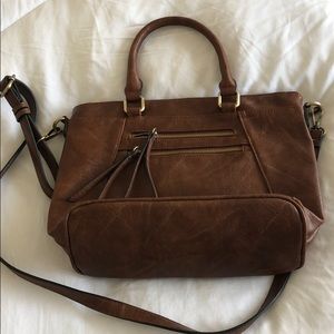 Faux leather purse